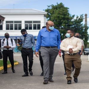 Michael McNaughton, Managing Director of the Amber Group engages with students of the Amber HEART Academy at their campus recently. 