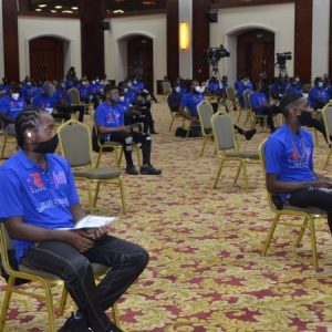 Participants in the Jamaica Social Investment Fund’s (JSIF) Alternative Livelihood Skills and Development Project - Blue Economy training programme in attendance at the initiative’s recent graduation ceremony at the Montego Bay Convention Centre in St. James.